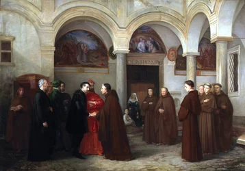 Torquato Tasso Retires to the Convent of San Onofrio on the Janiculum